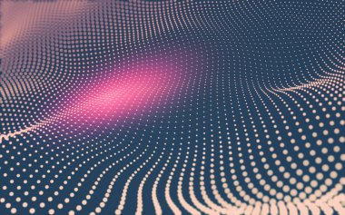 Soyut arka plan. Çokgen şekilli moleküller teknolojisi,