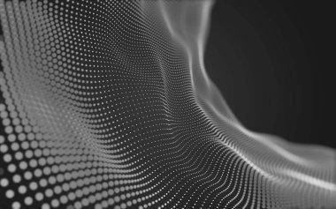 Soyut arka plan. Çokgen şekilli moleküller teknolojisi,