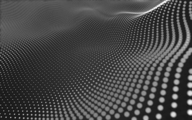 Soyut arka plan. Çokgen şekilli moleküller teknolojisi,