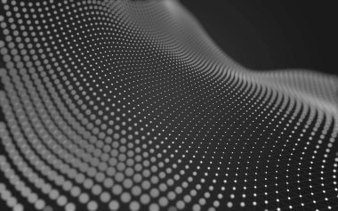 Soyut arka plan. Çokgen şekilli moleküller teknolojisi,