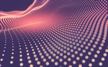 Soyut arka plan. Çokgen şekilli moleküller teknolojisi,