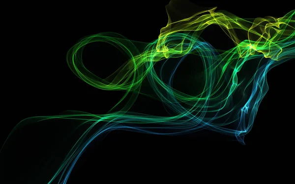 Bir parlayan ile koyu arka plan soyut dalgalar