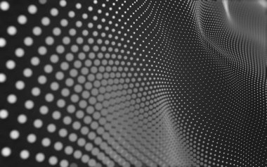 Soyut arka plan. Çokgen şekilli moleküller teknolojisi,