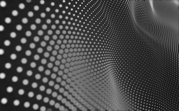 Soyut arka plan. Çokgen şekilli moleküller teknolojisi,