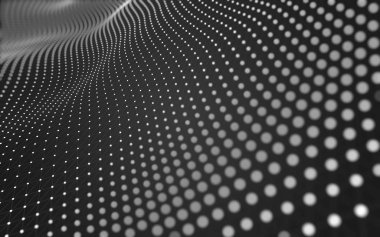 Soyut arka plan. Çokgen şekilli moleküller teknolojisi,