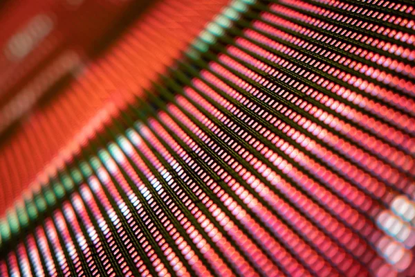 Closeup Led bulanık ekran. Led yumuşak odak arka plan. Soyut 