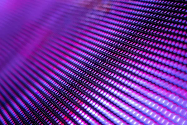 CloseUp LED blurred screen. LED soft focus background. abstract