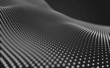 Soyut arka plan. Çokgen şekilli moleküller teknolojisi,