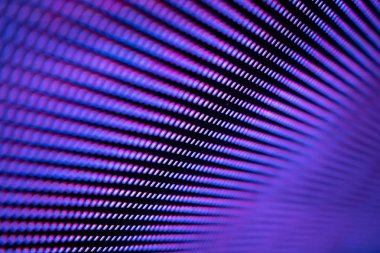 Closeup Led bulanık ekran. Led yumuşak odak arka plan. Soyut 