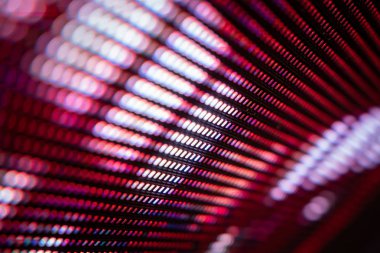 Closeup Led bulanık ekran. Led yumuşak odak arka plan. Soyut 