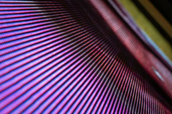 CloseUp LED blurred screen. LED soft focus background. abstract