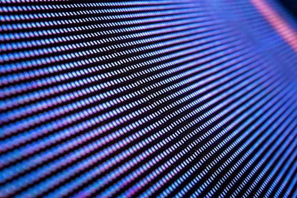 CloseUp LED blurred screen. LED soft focus background. abstract