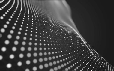 Soyut arka plan. Çokgen şekilli moleküller teknolojisi,