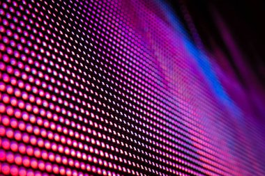 Closeup Led bulanık ekran. Led yumuşak odak arka plan. Soyut 