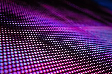 Closeup Led bulanık ekran. Led yumuşak odak arka plan. Soyut 