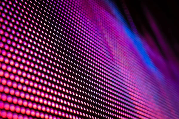 CloseUp LED blurred screen. LED soft focus background. abstract