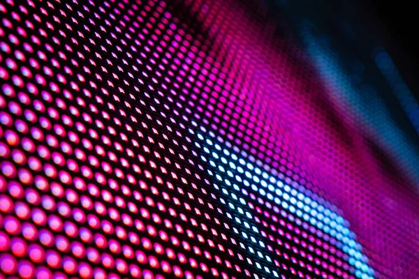 CloseUp LED blurred screen. LED soft focus background. abstract