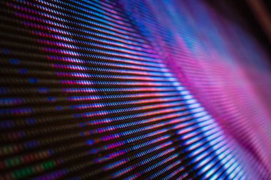 Closeup Led bulanık ekran. Led yumuşak odak arka plan. Soyut 