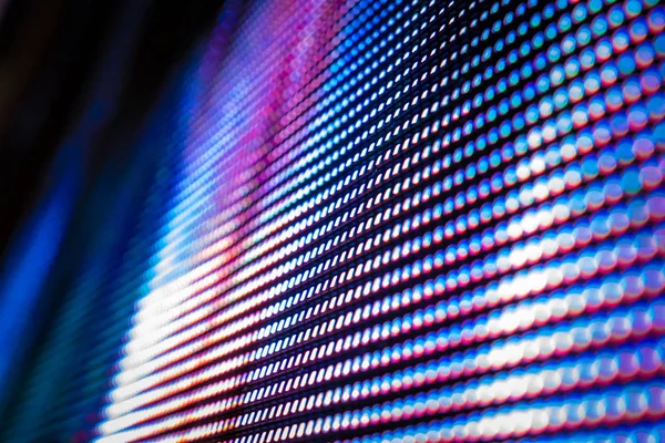 CloseUp LED blurred screen. LED soft focus background. abstract