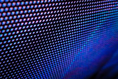 Closeup Led bulanık ekran. Led yumuşak odak arka plan. Soyut 