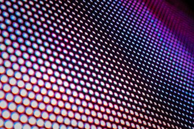 Closeup Led bulanık ekran. Led yumuşak odak arka plan. Soyut 