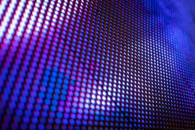 Closeup Led bulanık ekran. Led yumuşak odak arka plan. Soyut 