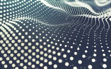 Soyut arka plan. Çokgen şekilli moleküller teknolojisi,