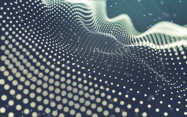 Soyut arka plan. Çokgen şekilli moleküller teknolojisi,