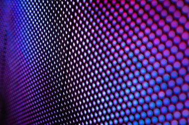 Closeup Led bulanık ekran. Led yumuşak odak arka plan. Soyut 