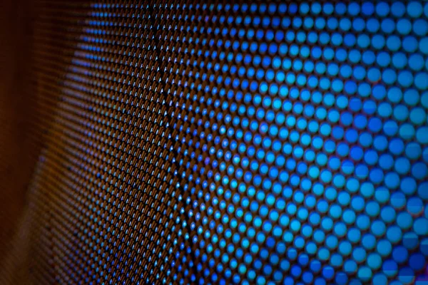 CloseUp LED blurred screen. LED soft focus background. abstract — Stock Photo, Image