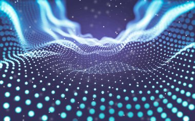 Soyut arka plan. Çokgen şekilli moleküller teknolojisi,