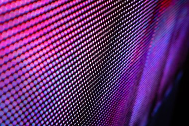 Closeup Led bulanık ekran. Led yumuşak odak arka plan. Soyut 