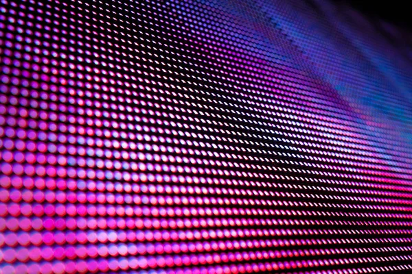 CloseUp LED blurred screen. LED soft focus background. abstract