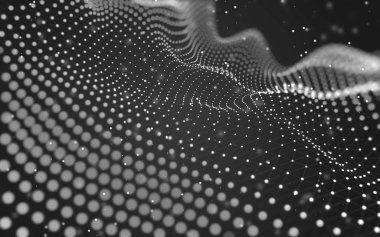 Soyut arka plan. Çokgen şekilli moleküller teknolojisi,