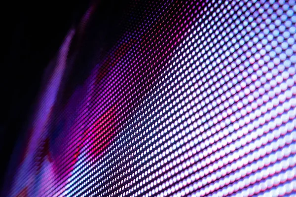 CloseUp LED blurred screen. LED soft focus background. abstract