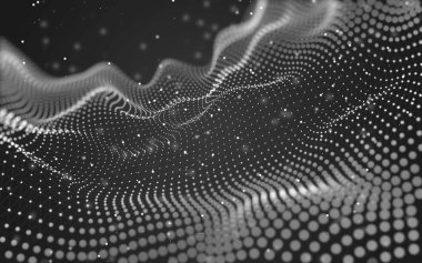 Soyut arka plan. Çokgen şekilli moleküller teknolojisi,