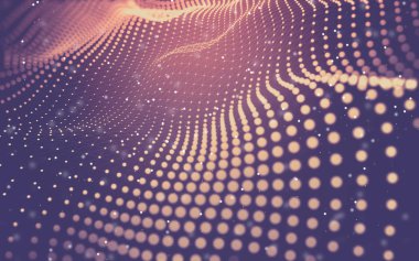 Soyut arka plan. Çokgen şekilli moleküller teknolojisi,