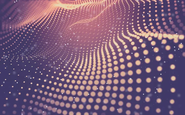 Soyut arka plan. Çokgen şekilli moleküller teknolojisi,