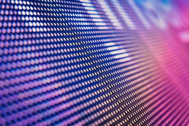 Closeup Led bulanık ekran. Led yumuşak odak arka plan. Soyut 