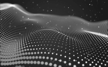 Soyut arka plan. Çokgen şekilli moleküller teknolojisi,