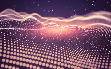 Soyut arka plan. Çokgen şekilli moleküller teknolojisi,