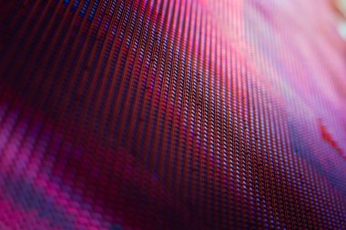 Closeup Led bulanık ekran. Led yumuşak odak arka plan. Soyut 