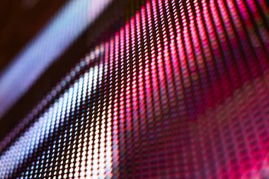 Closeup Led bulanık ekran. Led yumuşak odak arka plan. Soyut 