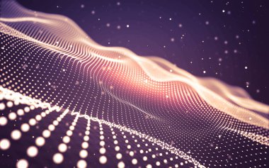 Soyut arka plan. Çokgen şekilli moleküller teknolojisi,