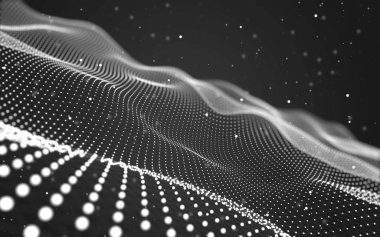 Soyut arka plan. Çokgen şekilli moleküller teknolojisi,