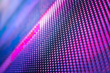 Closeup Led bulanık ekran. Led yumuşak odak arka plan. Soyut 