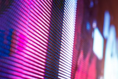 Closeup Led bulanık ekran. Led yumuşak odak arka plan. Soyut 