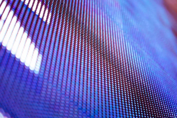 CloseUp LED blurred screen. LED soft focus background. abstract