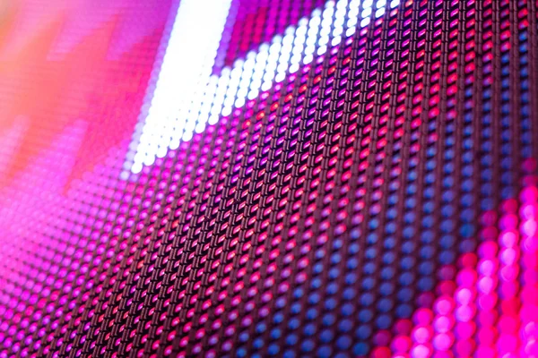CloseUp LED blurred screen. LED soft focus background. abstract