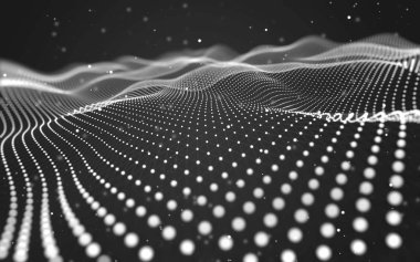 Soyut arka plan. Çokgen şekilli moleküller teknolojisi,